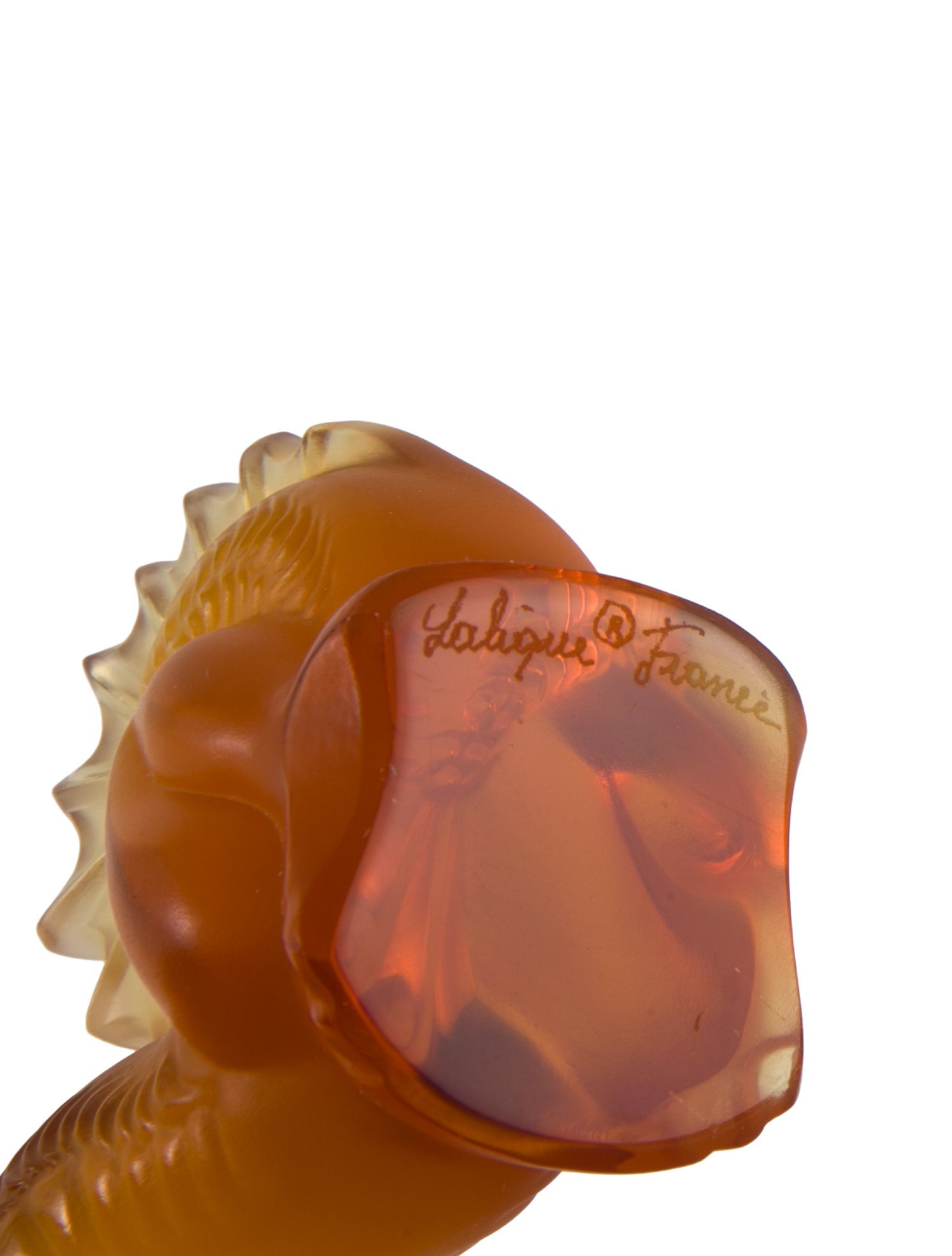 Lalique Crystal Dragon Figurine